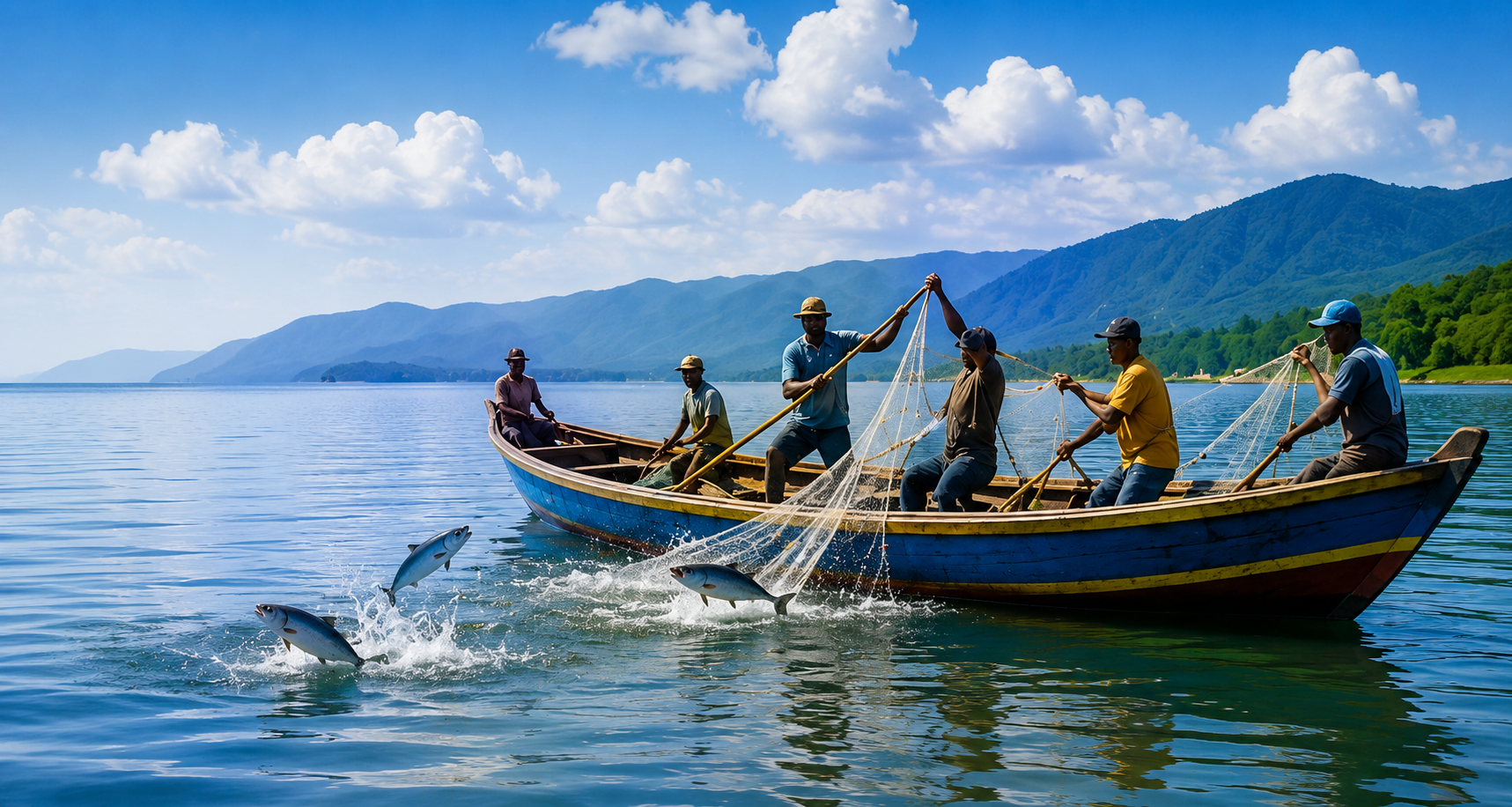 Pêche artisanale en RDC